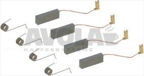 ERSATZKOHLE MIT FEDER FÜR MOTOR KIT 4 ST