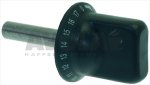 DREHKNOPF MIT SKALA SCHWARZ ø 12x100 mm