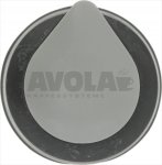 DREHKNOPF SCHWARZ ø 41 mm