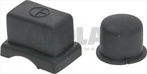 KIT SCHUTZKAPPEN SCHWARZ FÜR DRUCKKNOPF