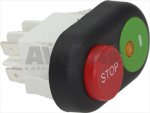 TASTATUR 2 TASTEN STOP-I GRÜN-ROT