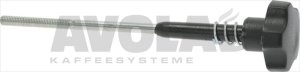 ZUGB. BLATTABDECK. STIFT 150 mm GEW. M6