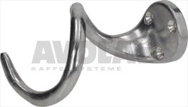 KNETHAKEN AUS ALUMINIUM ø 23 mm