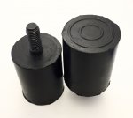 Gerätefuss Gummi Ø40mm x 53mm