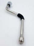 Rancilio Dampfrohr Edelstahl 4-Lochdüse No burn 180mm Überwurfmutter  3/8 Zoll