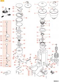 Dosiermahlwerk Bb105 Explosionszeichnung