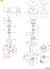 Dosiermahlwerk Bb95 Explosionszeichnung