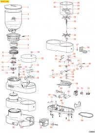 Cim03 Dosiermahlwerk Special Explosionszeichnung