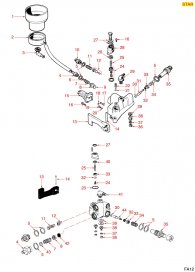 FAEMA WASSEREINLAUFHAHN STAR Explosionszeichnung FAEMA WASSEREINLAUFHAHN STAR Explosionszeichnung