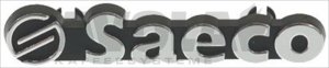 SILVER PLATE LOGO SAECO NEW P0049/P0053