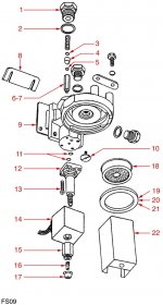 FUTURMAT GRUPPE KAFFEEAUSGABE Explosionszeichnung