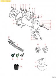 PA4701 	BOILER MODELL PUNO-PTRE-P90 Explosionszeichnung