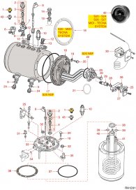 Rancilio Boiler S20 Explosionszeichnung
