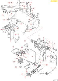 Rancilio Boiler Classe 10 Explosionszeichnung