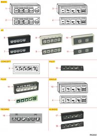 RK2601 	TASTATUREN BASIC-CONCEPT-LC-PILOT-XL Explosionszeichnung