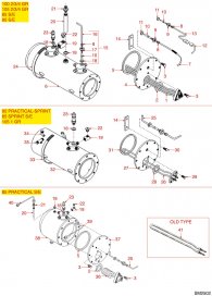 LA SAN MARCO KESSEL 100-105-95-85 Explosionszeichnung LA SAN MARCO KESSEL 100-105-95-85 Explosionszeichnung