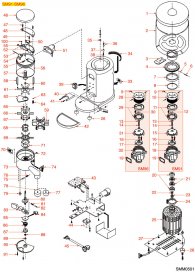 Smm0501 Dosiermahlwerk Sm91-sm96 Explosionszeichnung