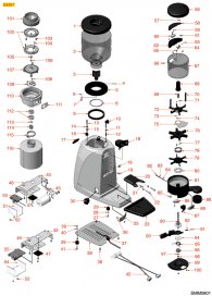 Smm0801 Dosiermahlwerk Sm97 Explosionszeichnung