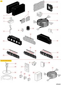 ELEKTROTEILE S1-S1 VIVALDI-S1 RO Explosionszeichnung