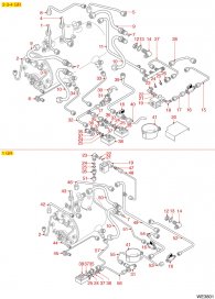 Hydraulische Anlage Standard 1-2-3-4 GR Explosionszeichnung