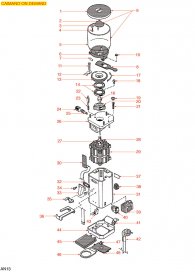 Kaffeemühle Caimano ON Demand Explosionszeichnung