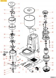 Dosiermahlwerk Vb63-vb83 Explosionszeichnung