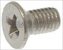 schraube inox kreuz m3x6 uni 7688