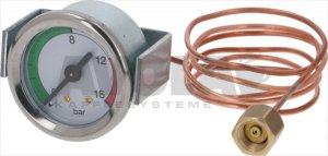 ISOMAC Manometer Ø40mm 16 BAR