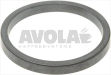 Flachdichtung Brühgruppendichtung EPDM ø 51,3x43x5 mm