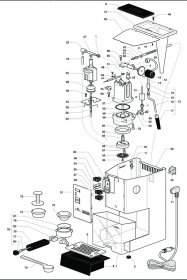GAGGIA COFFEE Explosionszeichnung GAGGIA COFFEE Explosionszeichnung