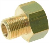 Adapter Thermostat Aufnahme Vibiemme Domobar M12x1 - F14x1