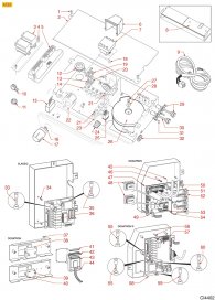 Cimbali - Elektrosystem M39 Explosionszeichnung