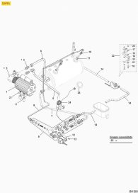 BIANCHI SARA HYDRAULISCHE ANLAGE Explosionszeichnung