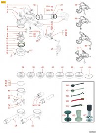 Cimbali - Kaffeausgabegruppe M39 Explosionszeichnung