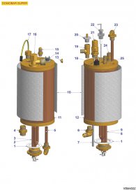 BOILER VIBIEMME DOMOBAR SUPER Explosionszeichnung