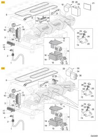 GAGGIA - GE-GD ELEKTROSYSTEM Explosionszeichnung GAGGIA - GE-GD ELEKTROSYSTEM Explosionszeichnung