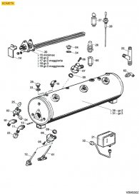 VIBIEMME - BOILER KOMETA 2 3 GRUPPEN Explosionszeichnung
