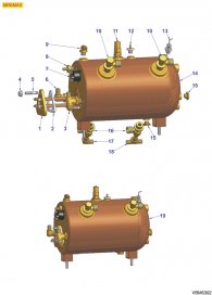 VIBIEMME - BOILER MINIMAX Explosionszeichnung