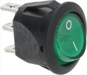 SCHALTER ZWEIPOLIG ORANGE 10A 250V
