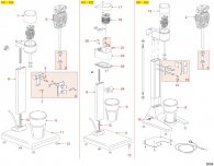 DIHR - MIXER M1 M2 Explosionszeichnung