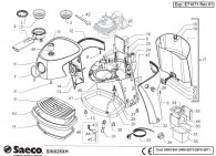 Saeco Nina Bar Sin026xh Siebträger Explosionszeichnung