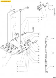VICTORIA ARDUINO - VENUS CENTURY HYDRAULIKAGGREGAT Explosionszeichnung
