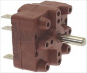 UMSCHALTER 0-1 STELLUNGEN 16A 250V