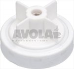 MAGNET. LAUFRAD 4 BLÄTTER ø 53,5 mm