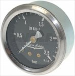 MANOMETER BOILER ø 62 mm 0÷2,5 bar