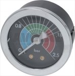 MANOMETER KESSEL ø 52 mm 0÷2,5 bar