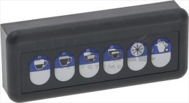 SAB Tastatur 6 Tasten 16polig LED blau