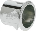 DRUCKKNOPF GEHÄUSE RUND VERCHROMT