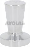 TAMPER AUS ALUMINIUM POLIERT ø 53 mm