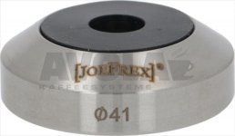 Tamper-Basis flach – Ø41 mm – M8 – Edelstahl